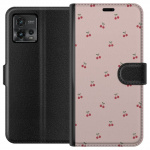 Lommeboketui til Motorola Moto G72 med Kirsebær motiv