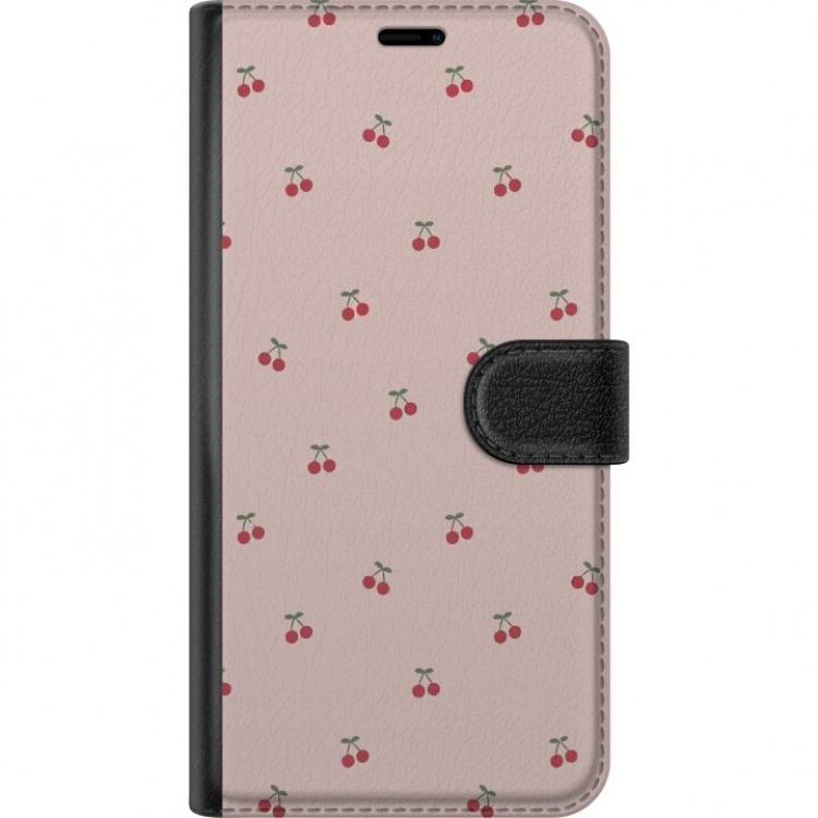 Lommeboketui til Motorola Moto G72 med Kirsebær motiv