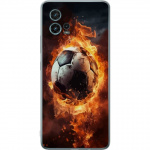 Mobildeksel til Motorola Moto G72 med Fotball motiv