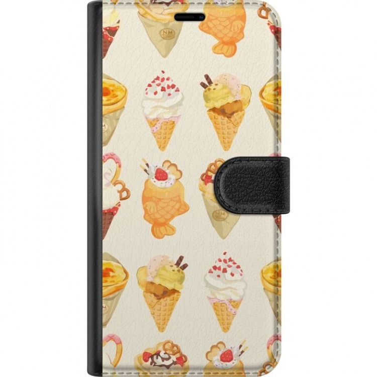 Lommeboketui til Motorola Moto G73 med Glassig motiv