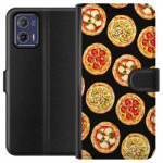 Lommeboketui til Motorola Moto G73 med Pizza motiv