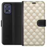 Lommeboketui til Motorola Moto G73 med Gullglans motiv