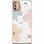 Mobildeksel til Motorola Moto G9 Plus med Blomster motiv
