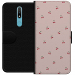 Lommeboketui til Nokia 2.4 med Kirsebær motiv