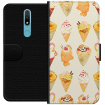 Lommeboketui til Nokia 2.4 med Glassig motiv