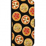 Lommeboketui til Nokia 2.4 med Pizza motiv