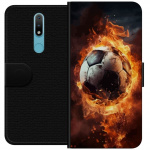 Lommeboketui til Nokia 2.4 med Fotball motiv