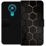 Lommeboketui til Nokia 3.4 med Luksuriøst Mønster motiv Lommeboketui til Nokia 3.4 med Luksuriøst Mønster motiv