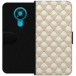 Lommeboketui til Nokia 3.4 med Gullglans motiv