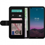 Lommeboketui til Nokia 5.4 med Blå sommerfugler motiv