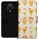 Lommeboketui til Nokia G20 med Glassig motiv