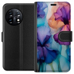 Lommeboketui til OnePlus 11 med Magiske blomster motiv