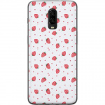 Mobildeksel til OnePlus 6T med Jordbær motiv