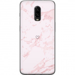 Mobildeksel til OnePlus 6T med Rosa Hjerte motiv