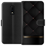 Lommeboketui til OnePlus 7 med Luksuslinje motiv Lommeboketui til OnePlus 7 med Luksuslinje motiv