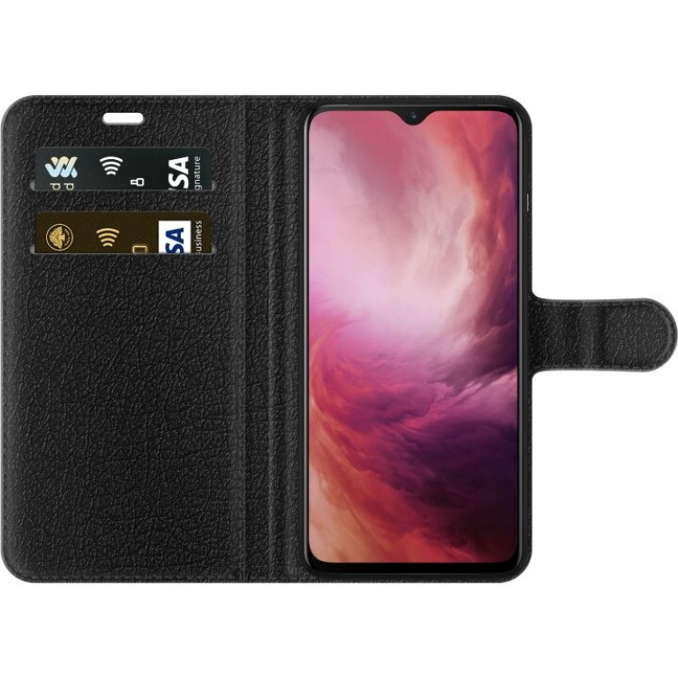 Lommeboketui til OnePlus 7 med Gullglans motiv