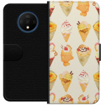 Lommeboketui til OnePlus 7T med Glassig motiv