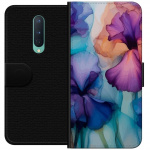 Lommeboketui til OnePlus 8 med Magiske blomster motiv