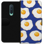 Lommeboketui til OnePlus 8 med Stekte egg motiv