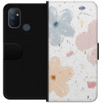 Lommeboketui til OnePlus Nord N100 med Blomster motiv