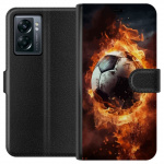 Lommeboketui til OnePlus Nord N300 med Fotball motiv Lommeboketui til OnePlus Nord N300 med Fotball motiv