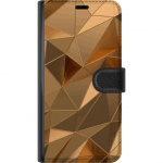 Lommeboketui til OnePlus Nord CE 3 Lite med 3D Gull motiv