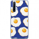 Mobildeksel til Realme X50 5G med Stekte egg motiv
