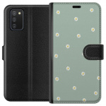 Lommeboketui til Samsung Galaxy A02s med Prestekrage motiv