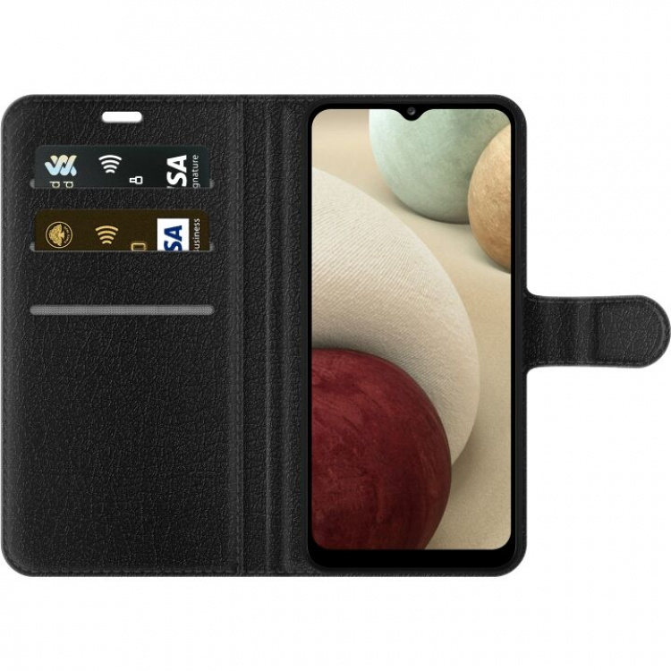 Lommeboketui til Samsung Galaxy A02s med Glad Hund motiv Lommeboketui til Samsung Galaxy A02s med Glad Hund motiv