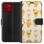 Lommeboketui til Samsung Galaxy A03 med Glassig motiv