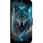 Lommeboketui til Samsung Galaxy A03s med Ulve motiv