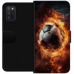Lommeboketui til Samsung Galaxy A03s med Fotball motiv