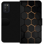 Lommeboketui til Samsung Galaxy A03s med Luksuriøst Mønster motiv Lommeboketui til Samsung Galaxy A03s med Luksuriøst Mønster motiv