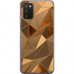 Mobildeksel til Samsung Galaxy A03s med 3D Gull motiv Mobildeksel til Samsung Galaxy A03s med 3D Gull motiv