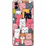 Mobildeksel til Samsung Galaxy A04 med Kattmønster motiv