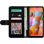 Lommeboketui til Samsung Galaxy A11 med Jordbær motiv