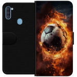 Lommeboketui til Samsung Galaxy A11 med Fotball motiv