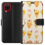 Lommeboketui til Samsung Galaxy A12 med Glassig motiv