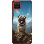 Mobildeksel til Samsung Galaxy A12 med Glad Hund motiv