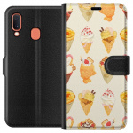 Lommeboketui til Samsung Galaxy A20e med Glassig motiv