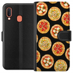 Lommeboketui til Samsung Galaxy A20e med Pizza motiv