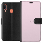 Lommeboketui til Samsung Galaxy A20e med Hjerte motiv