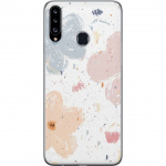 Mobildeksel til Samsung Galaxy A20s med Blomster motiv Mobildeksel til Samsung Galaxy A20s med Blomster motiv
