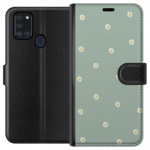 Lommeboketui til Samsung Galaxy A21s med Prestekrage motiv Lommeboketui til Samsung Galaxy A21s med Prestekrage motiv