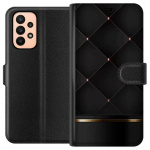 Lommeboketui til Samsung Galaxy A23 med Luksuslinje motiv