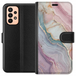 Lommeboketui til Samsung Galaxy A23 med Marmor motiv