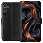 Lommeboketui til Samsung Galaxy A24 4G med Brennende silke motiv Lommeboketui til Samsung Galaxy A24 4G med Brennende silke motiv