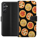 Lommeboketui til Samsung Galaxy A24 4G med Pizza motiv