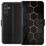 Lommeboketui til Samsung Galaxy A25 med Luksuriøst Mønster motiv Lommeboketui til Samsung Galaxy A25 med Luksuriøst Mønster motiv