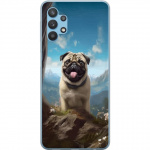 Mobildeksel til Samsung Galaxy A32 5G med Glad Hund motiv Mobildeksel til Samsung Galaxy A32 5G med Glad Hund motiv